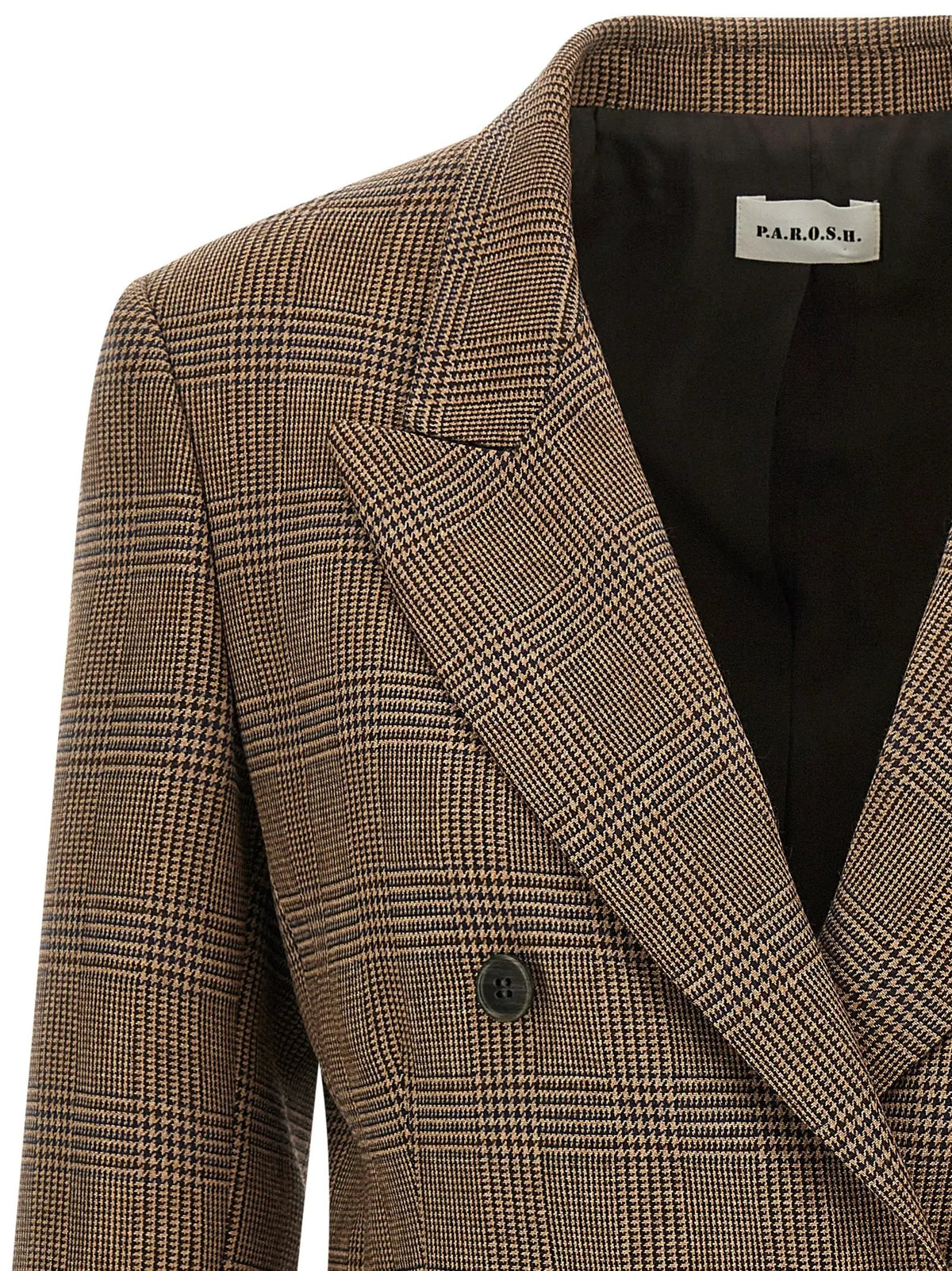 P.A.R.O.S.H. Brown Viscose Blazer