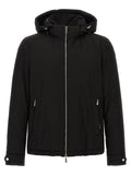 MooRER Black Wool Full-Length Jacket