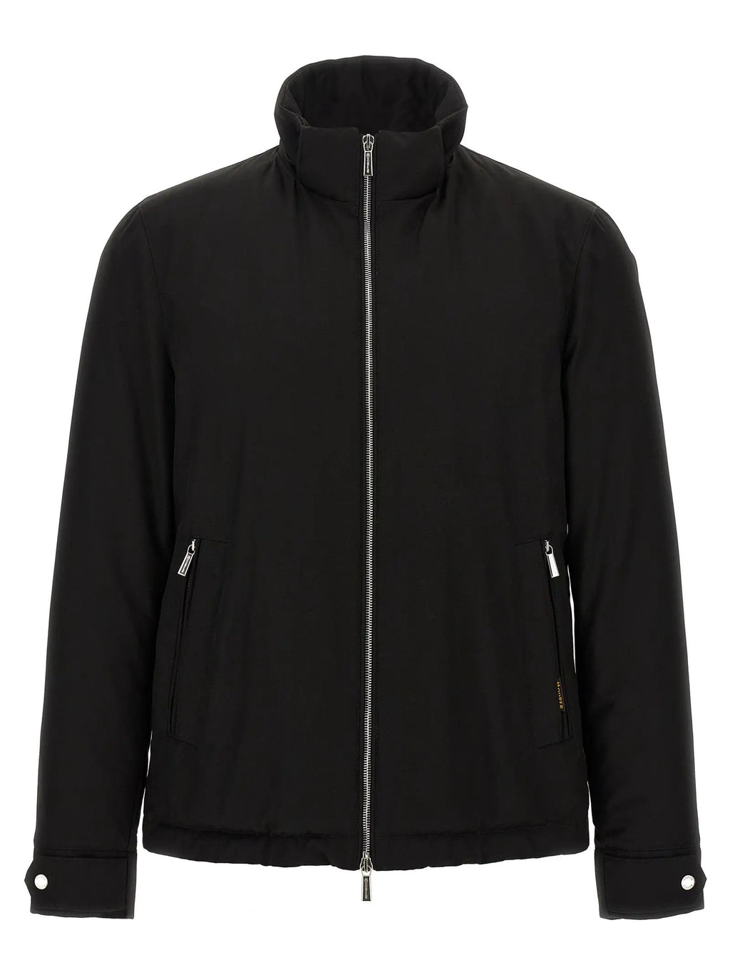 MooRER Black Wool Full-Length Jacket