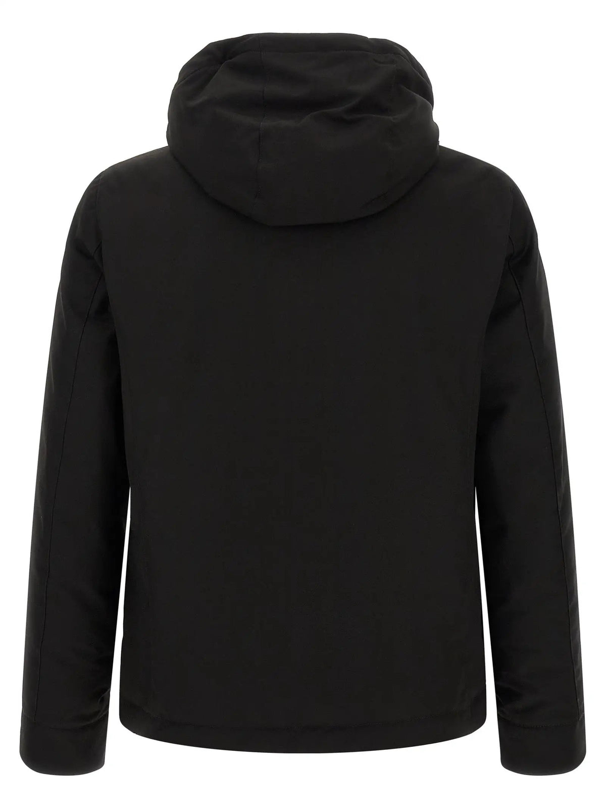 MooRER Black Wool Full-Length Jacket