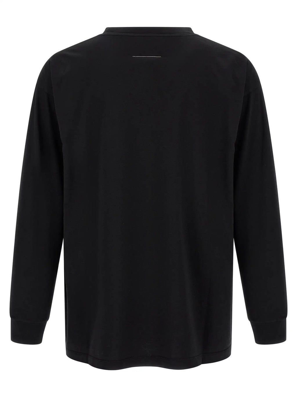 T-shirt en coton noir MM6 Maison Margiela