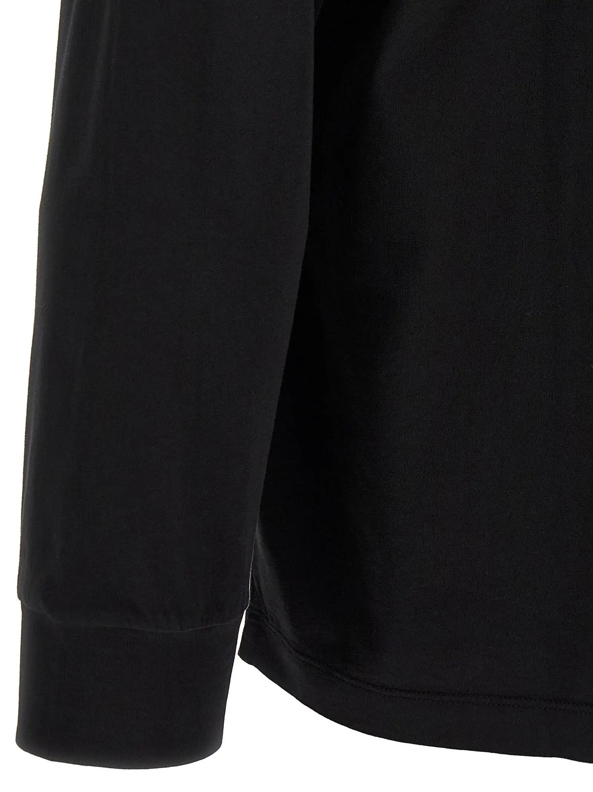 T-shirt en coton noir MM6 Maison Margiela