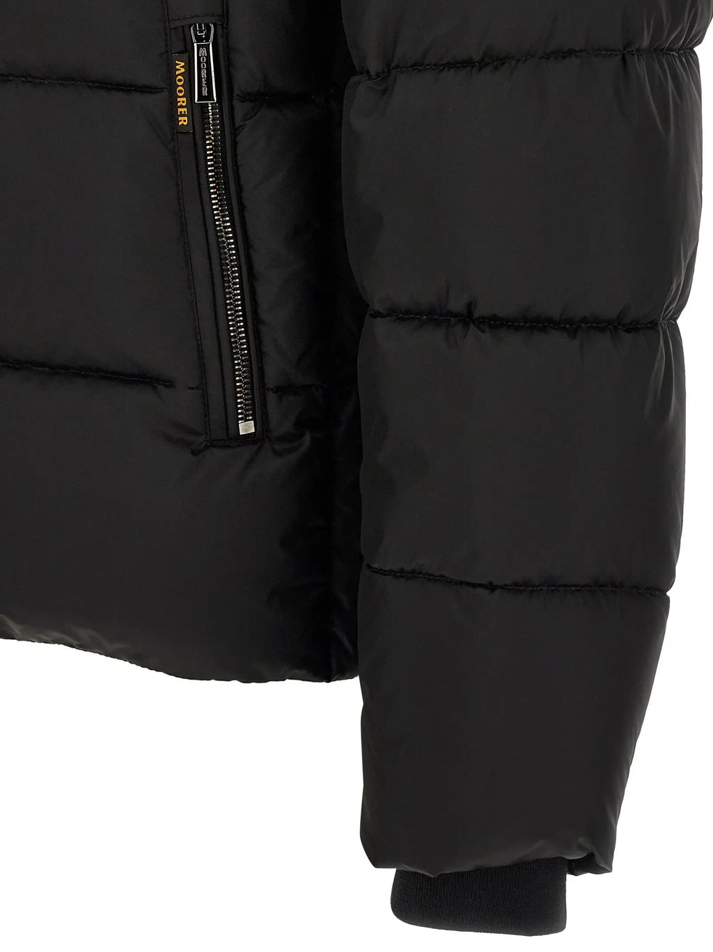 MooRER Bomber en Laine Noire