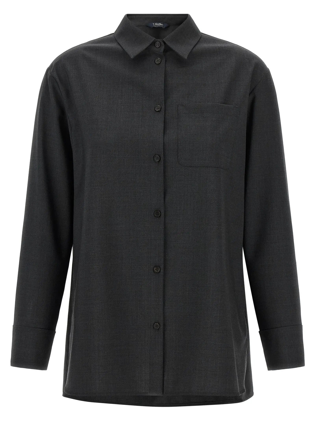 'S Max Mara Gray Wool Blouse
