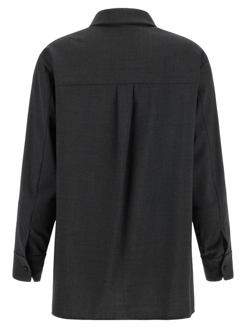 Blouse en laine grise 'S Max Mara