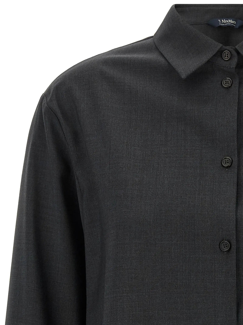 'S Max Mara Gray Wool Blouse
