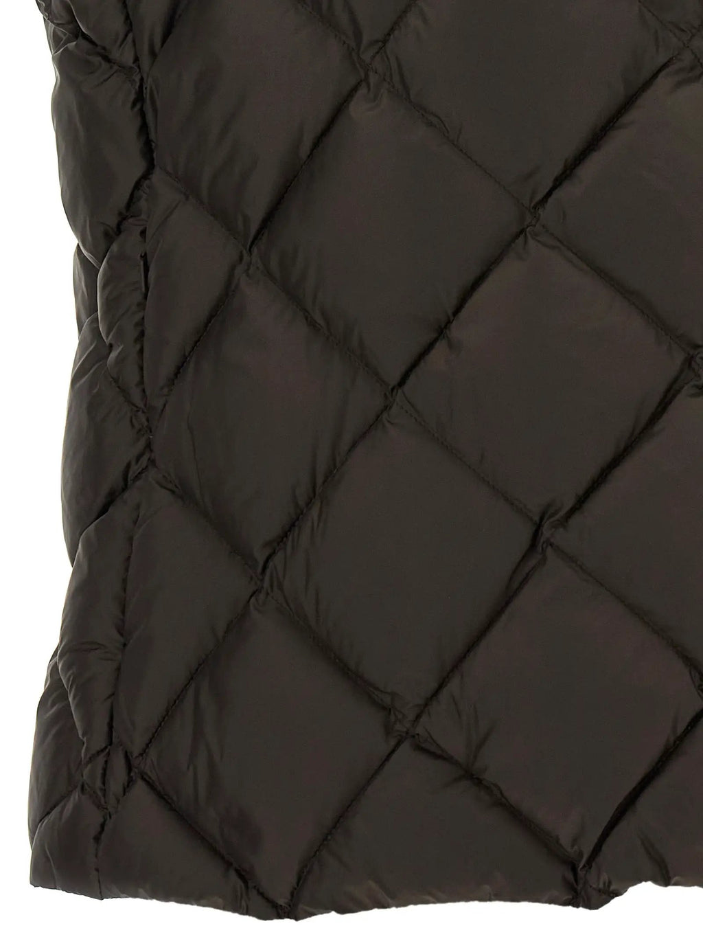 Max Mara Brown Polyester Sleeveless Jacket