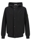 Stone Island Black Polyester Shell Jacket