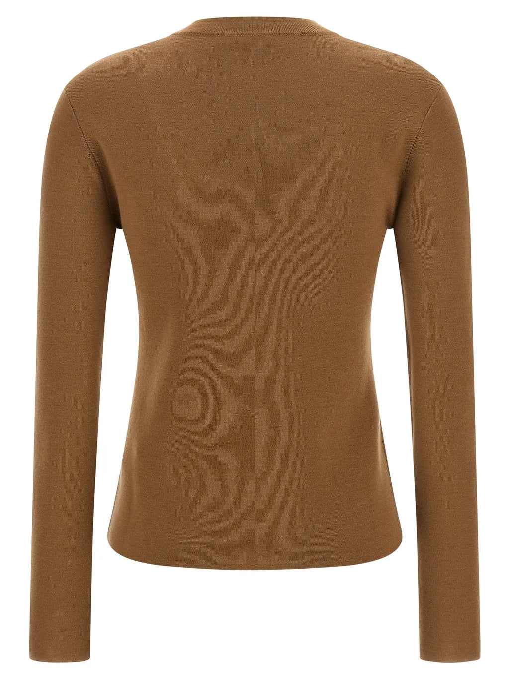 Max Mara Beige Virgin Wool Cardigan