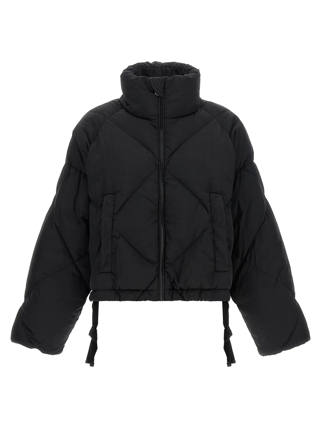 Veste longue en polyamide noir Max Mara
