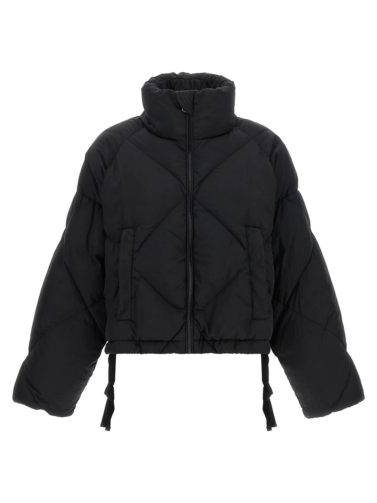 Veste longue en polyamide noir Max Mara