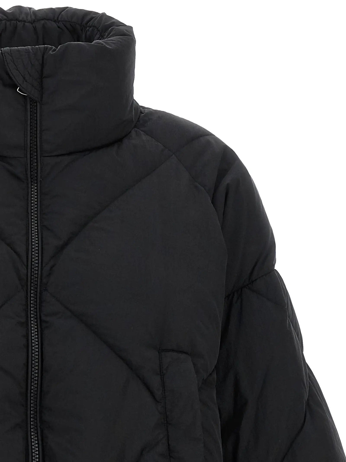 Veste longue en polyamide noir Max Mara