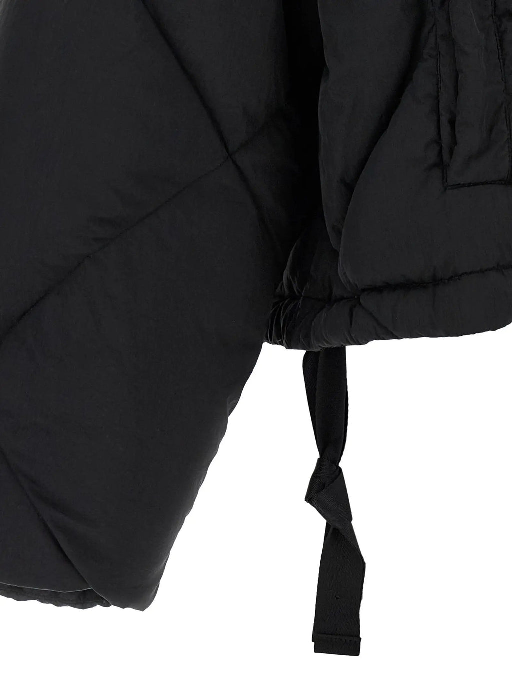 Veste longue en polyamide noir Max Mara