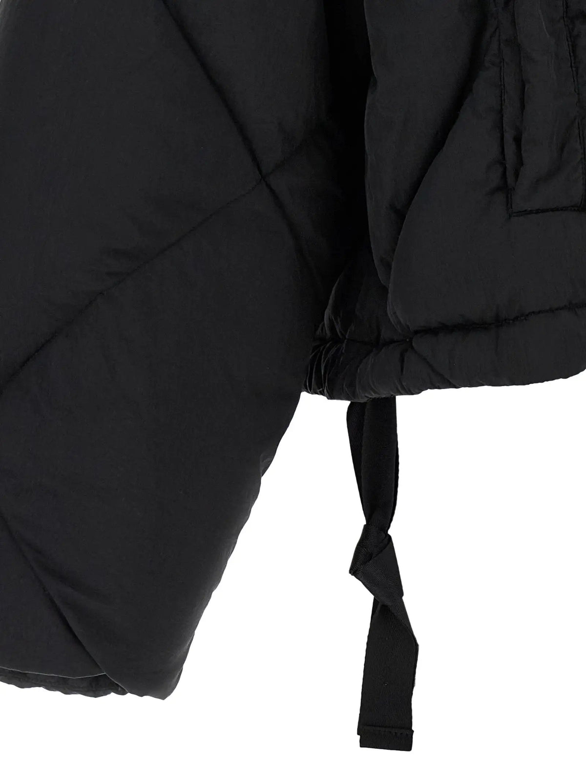 Veste longue en polyamide noir Max Mara