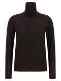 Cardigan Max Mara en laine vierge marron