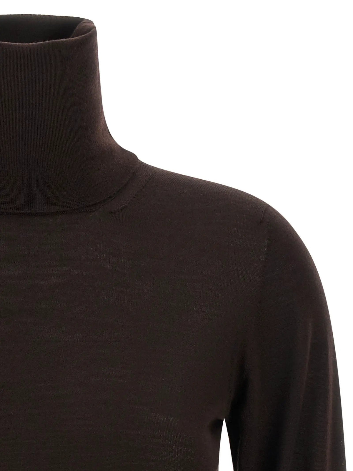 Cardigan Max Mara en laine vierge marron