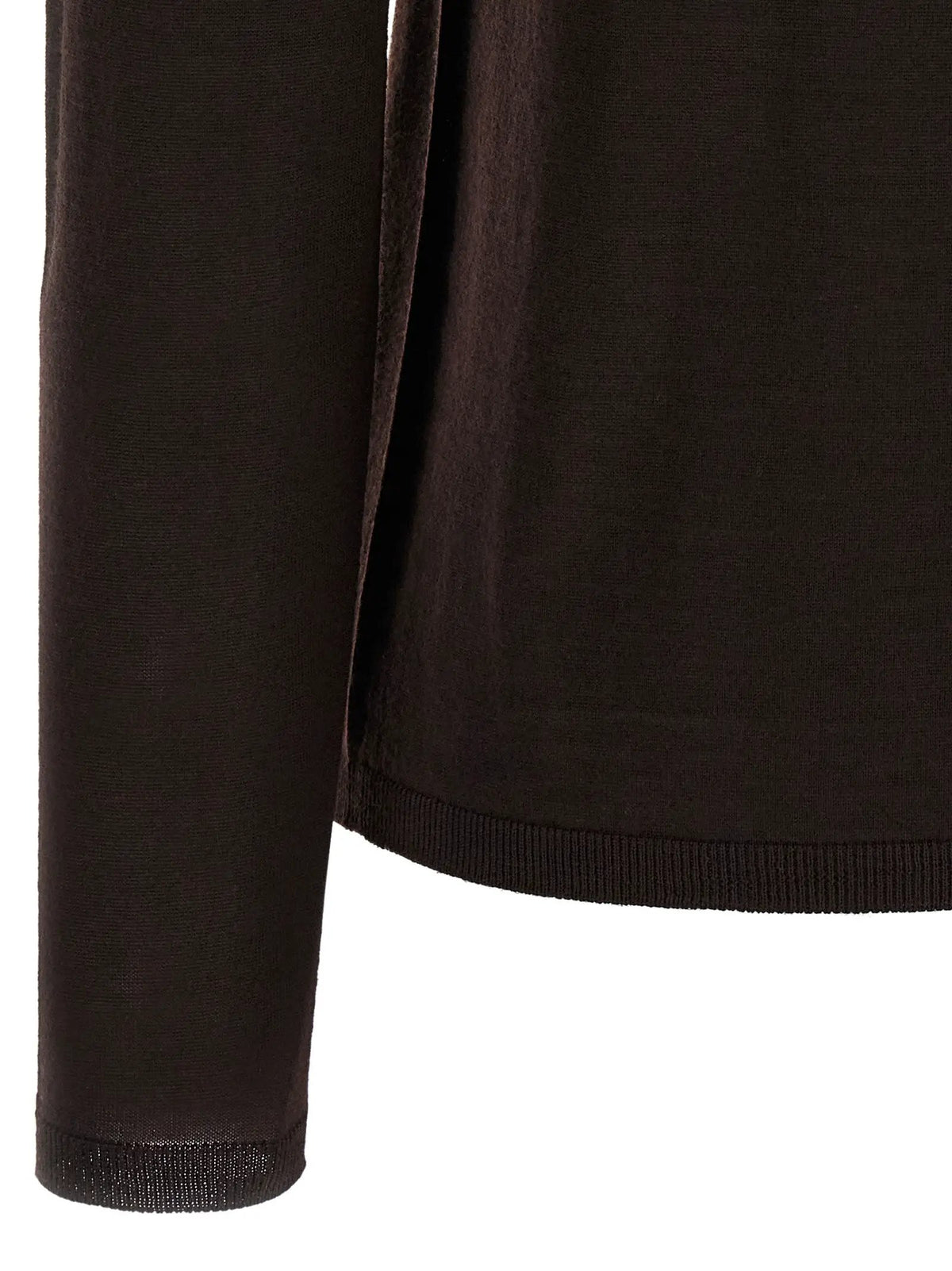 Cardigan Max Mara en laine vierge marron
