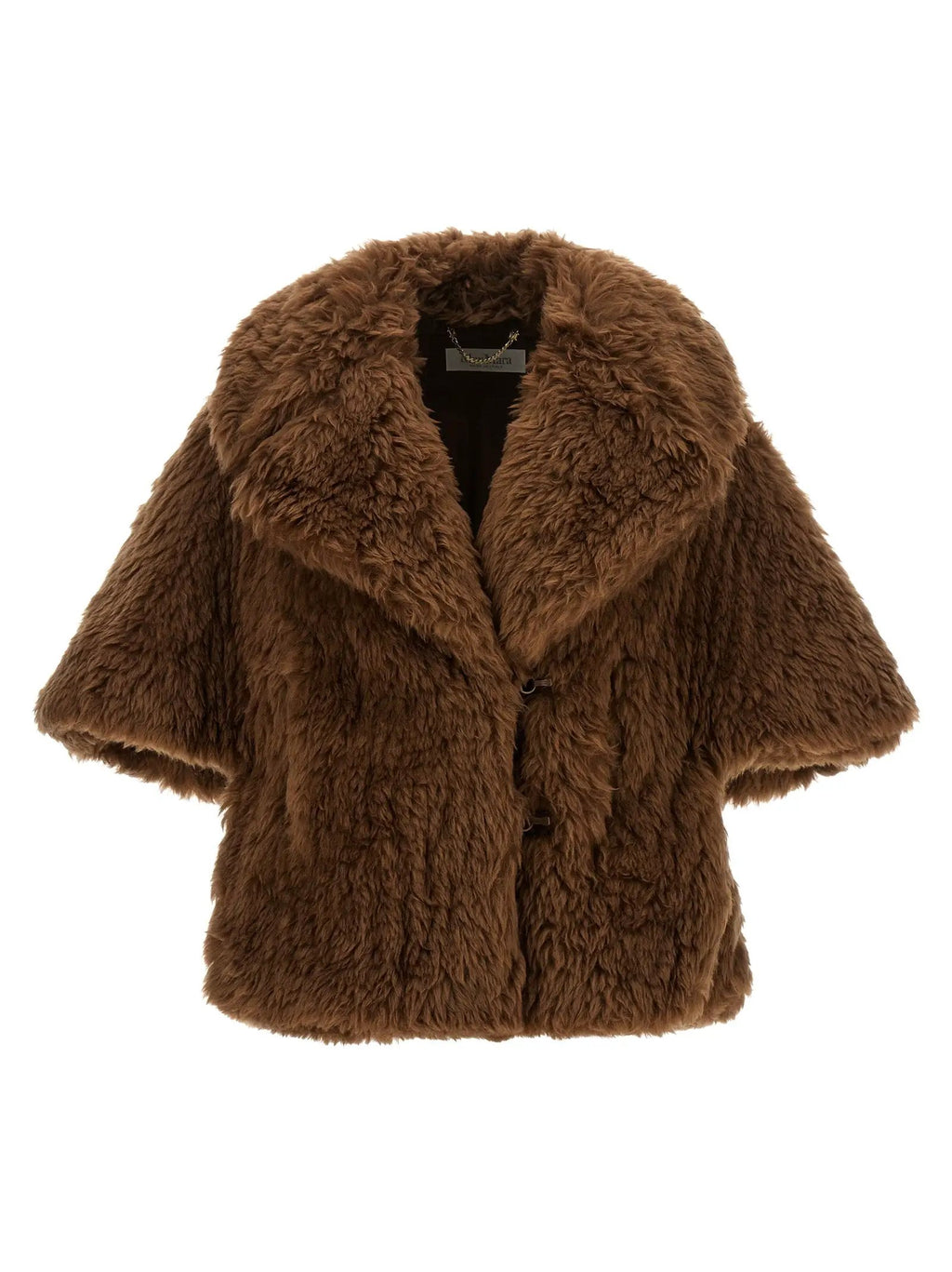 Manteau Max Mara en laine vierge marron