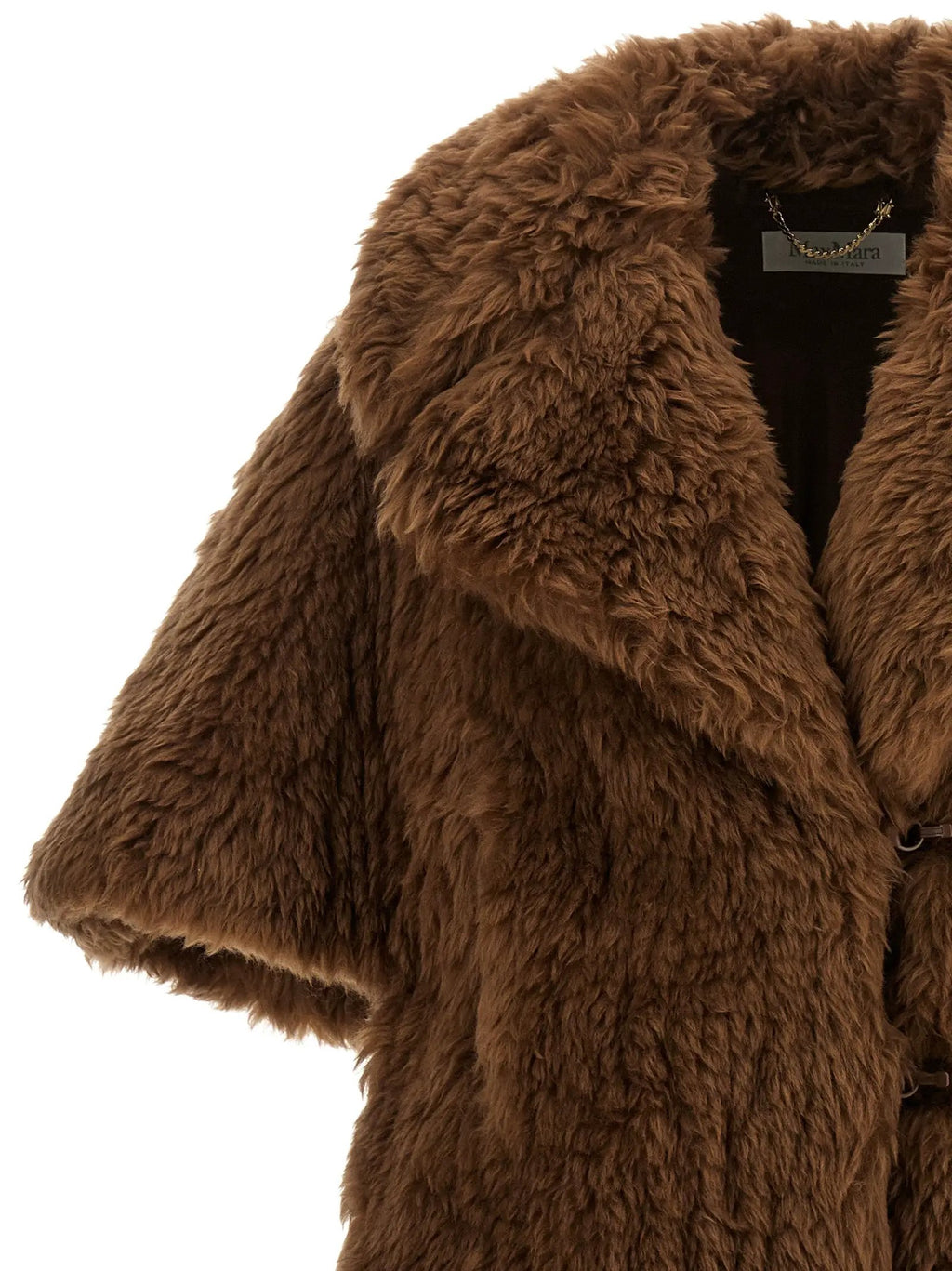 Manteau Max Mara en laine vierge marron