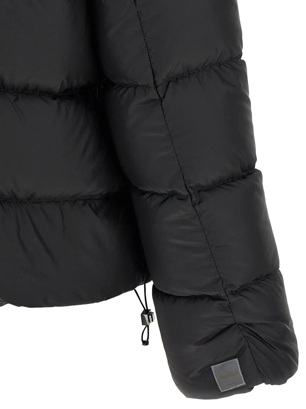 Max Mara Max Mara Black Polyester Full-Length Jacket