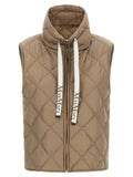 Max Mara Beige Polyamide Sleeveless Jacket