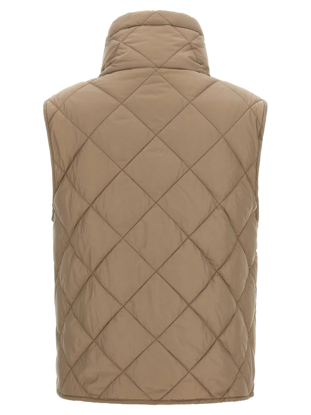 Max Mara Beige Polyamide Sleeveless Jacket