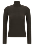 Gilet Max Mara en laine vierge marron