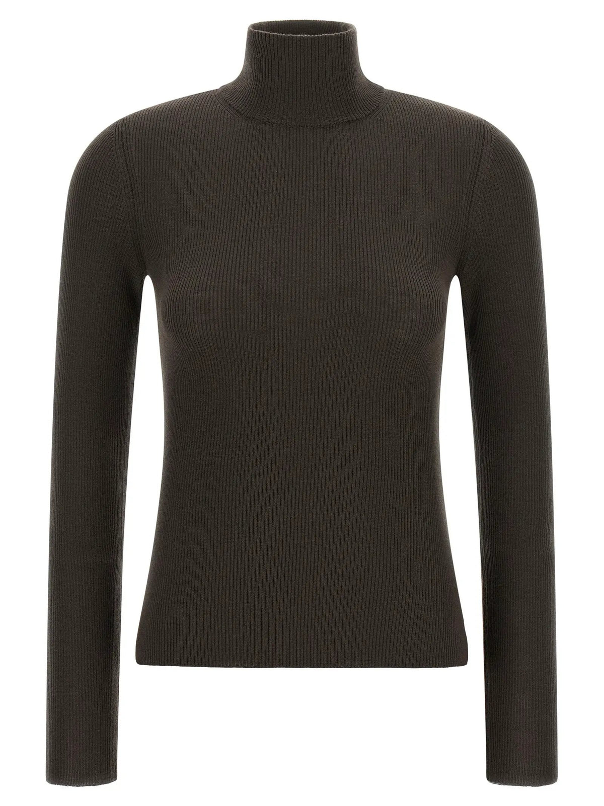 Gilet Max Mara en laine vierge marron