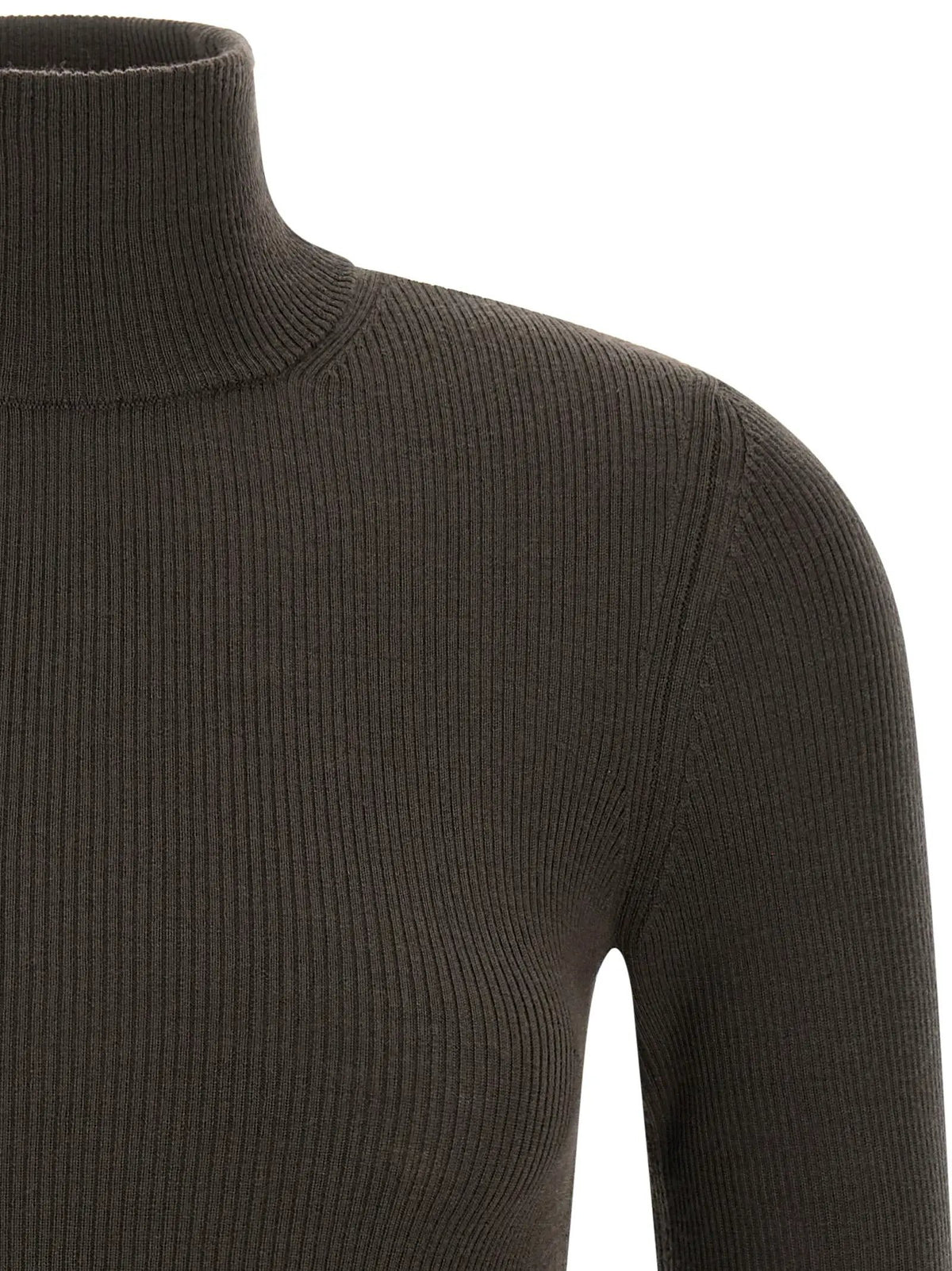 Gilet Max Mara en laine vierge marron