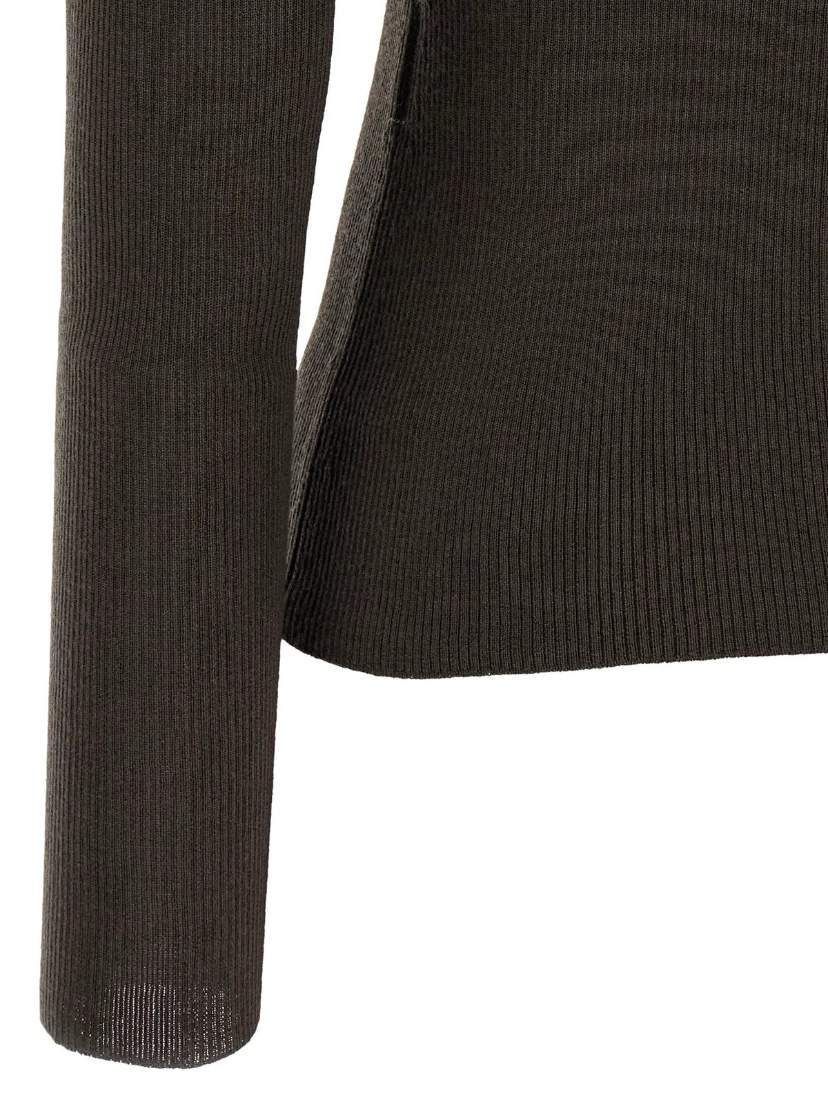Gilet Max Mara en laine vierge marron