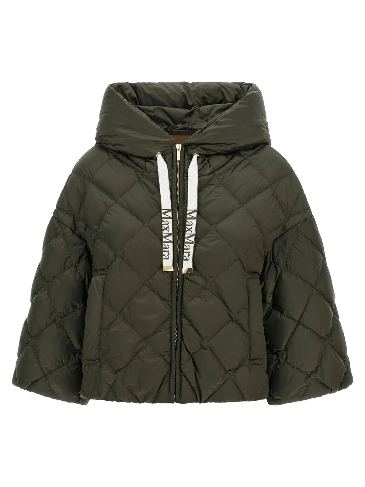 Max Mara Bicolor Polyamide Parka