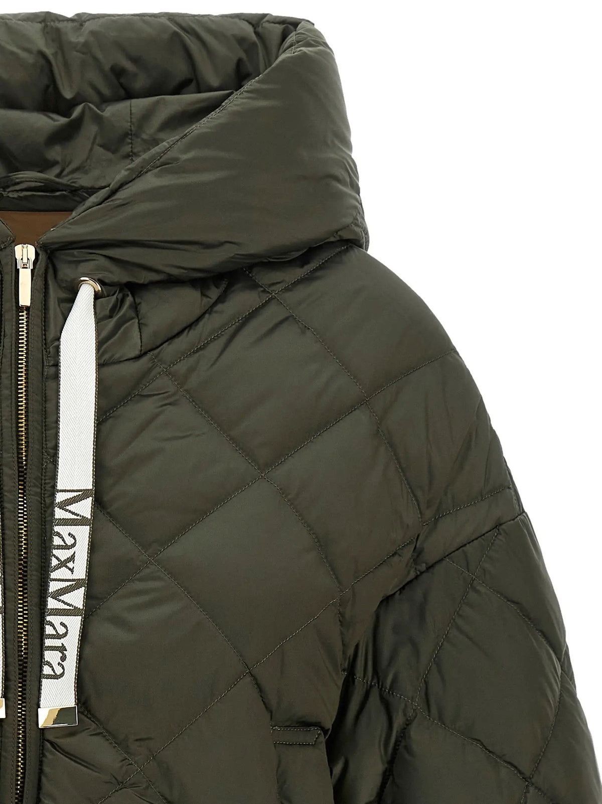 Max Mara Bicolor Polyamide Parka