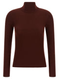Max Mara Bordeaux Virgin Wool Cardigan