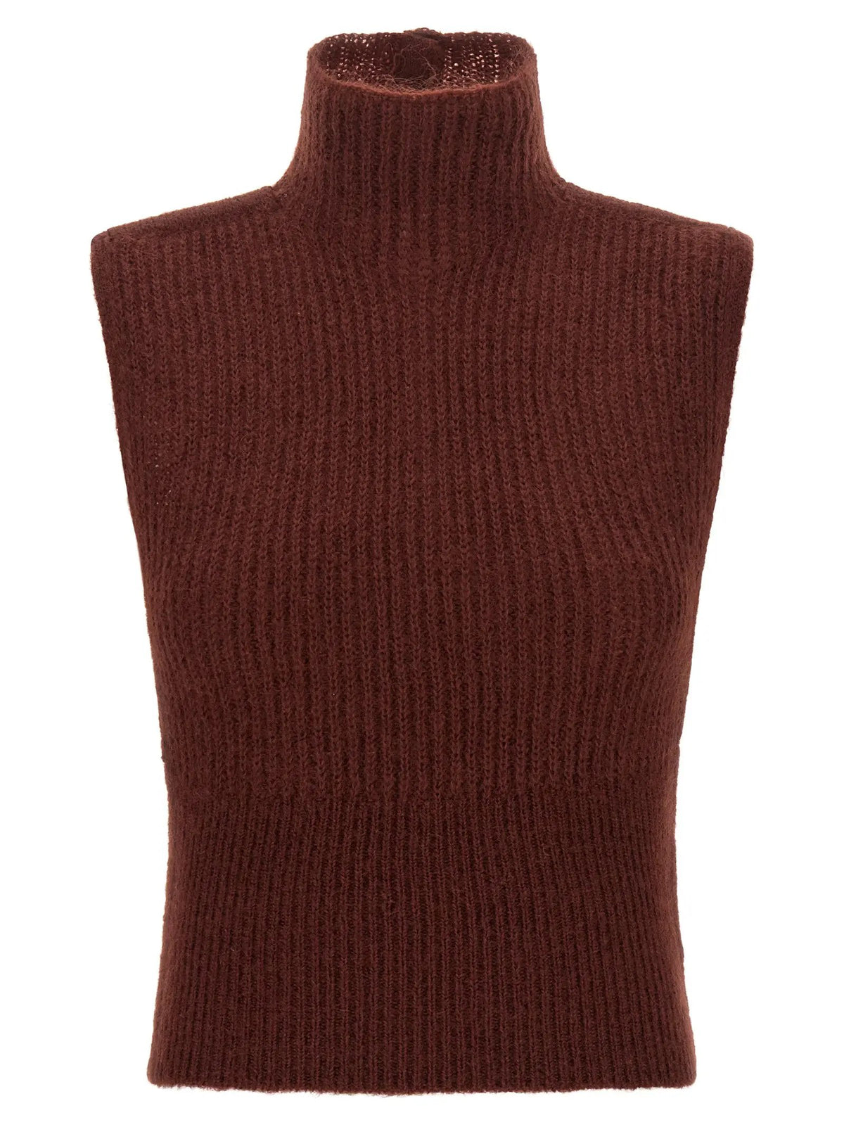 Cardigan en laine bordeaux Max Mara