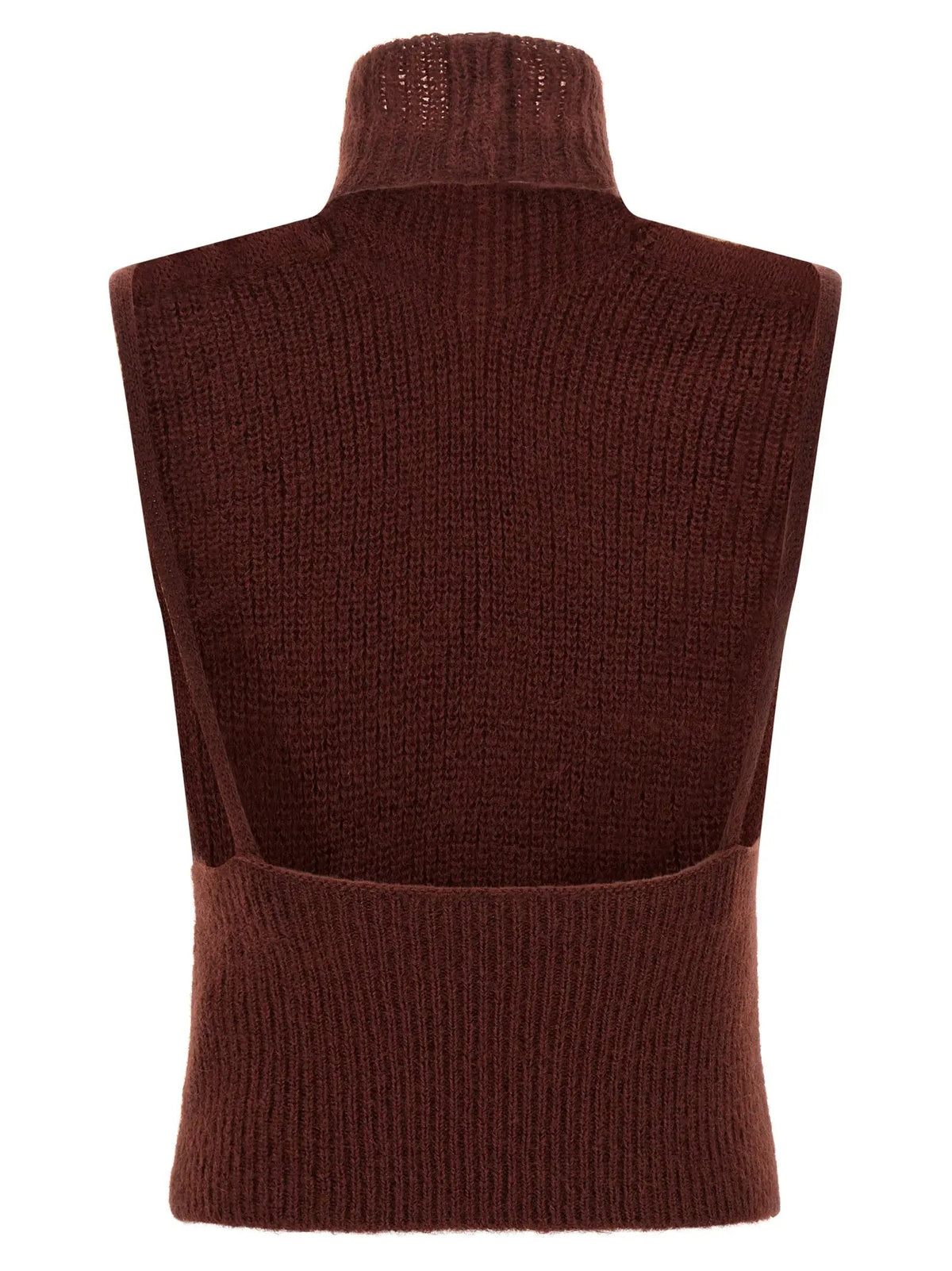 Cardigan en laine bordeaux Max Mara