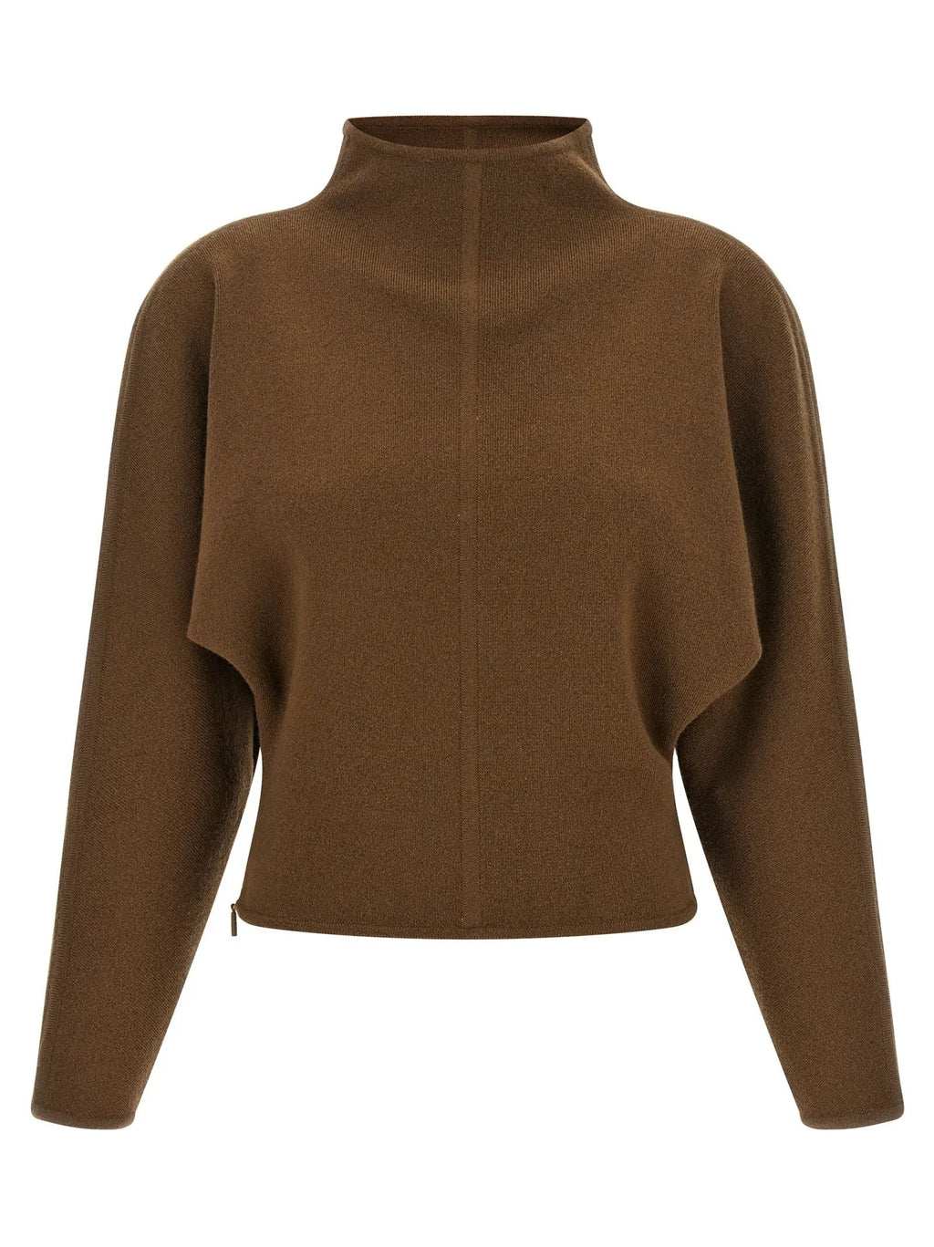 Max Mara Brown Virgin Wool Cardigan