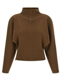 Max Mara Brown Virgin Wool Cardigan