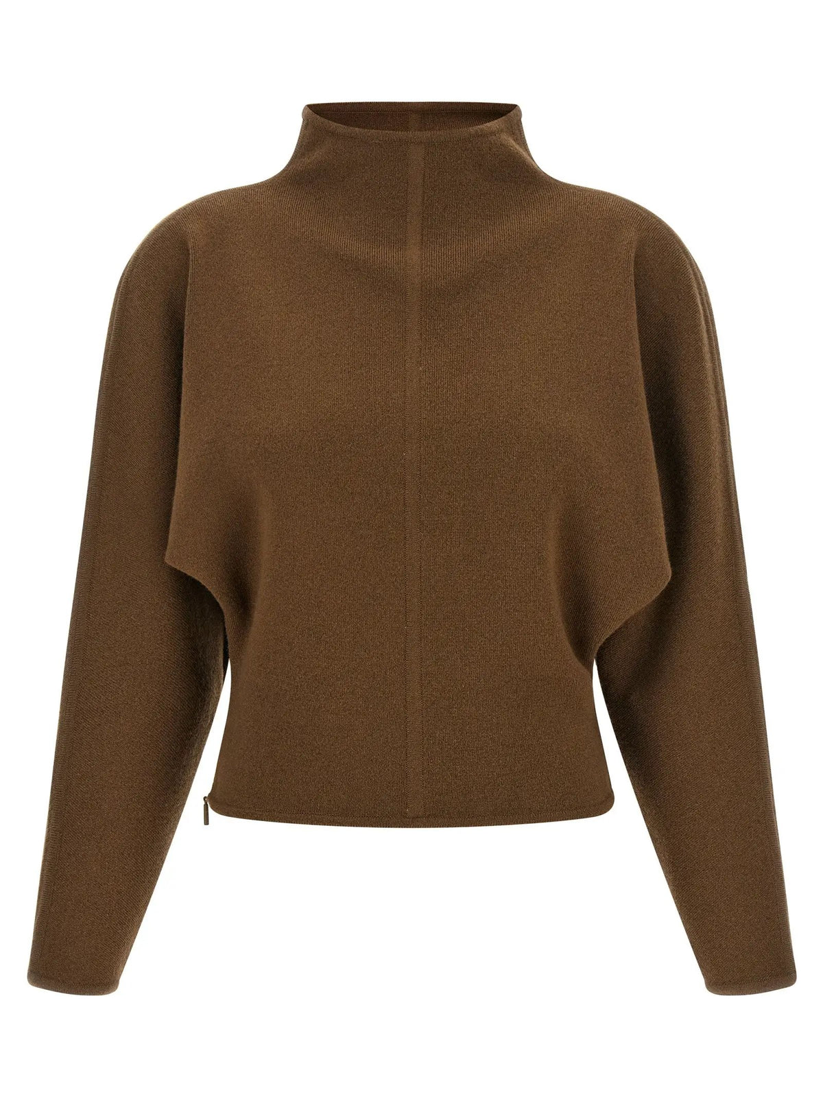 Max Mara Brown Virgin Wool Cardigan