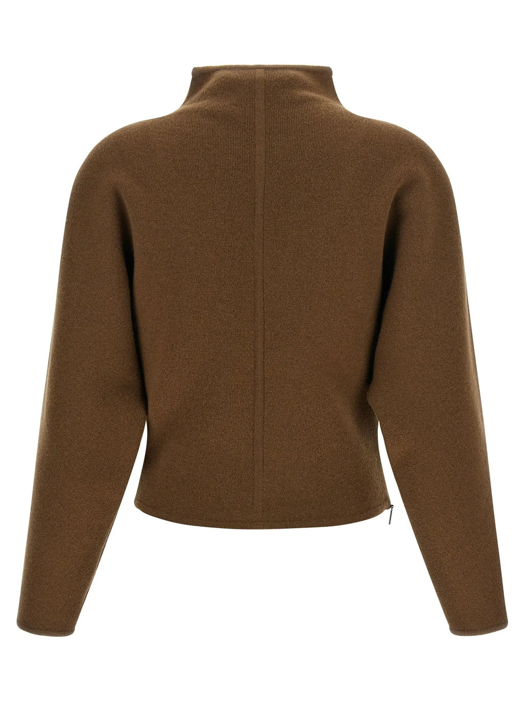 Max Mara Brown Virgin Wool Cardigan