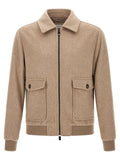 Manteau long en laine beige Pal Zileri