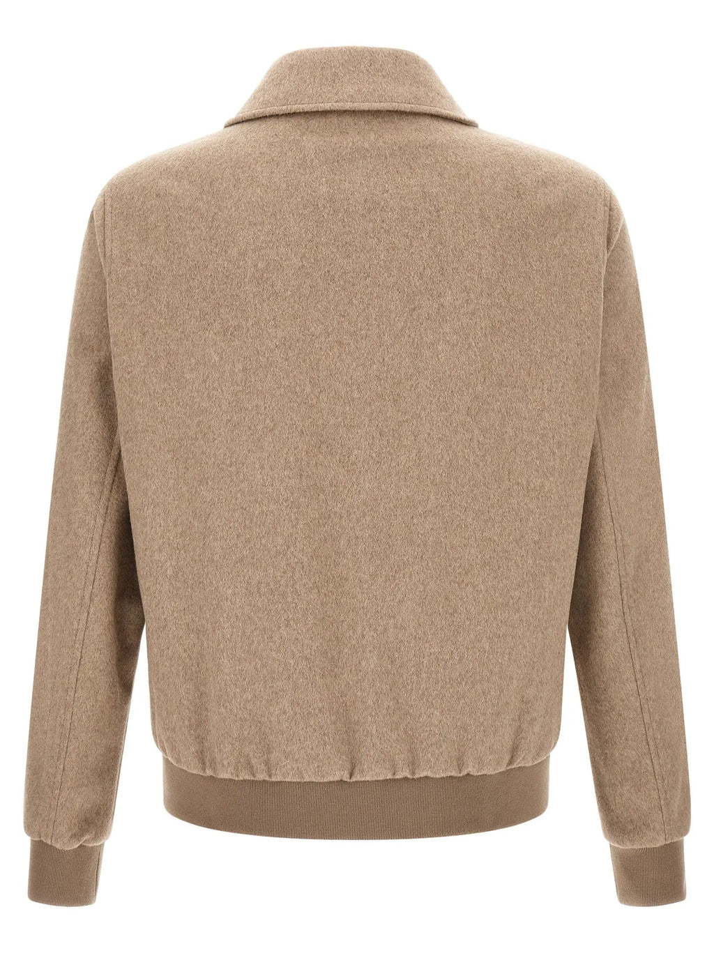 Manteau long en laine beige Pal Zileri