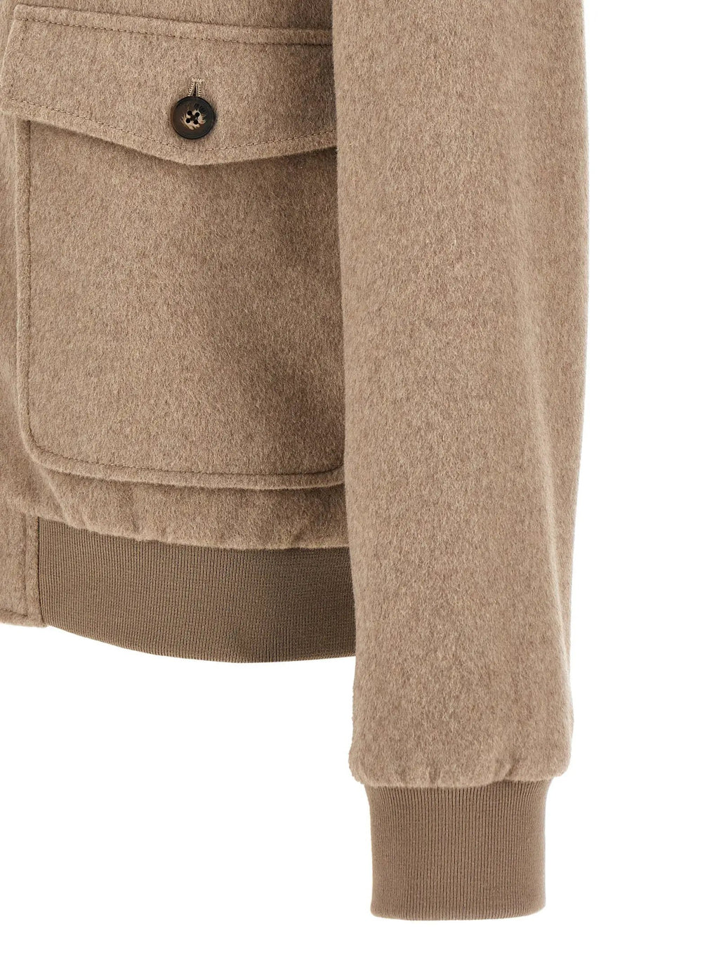 Manteau long en laine beige Pal Zileri