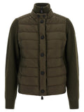 Moncler Grenoble Bicolor Polyamide Cardigan