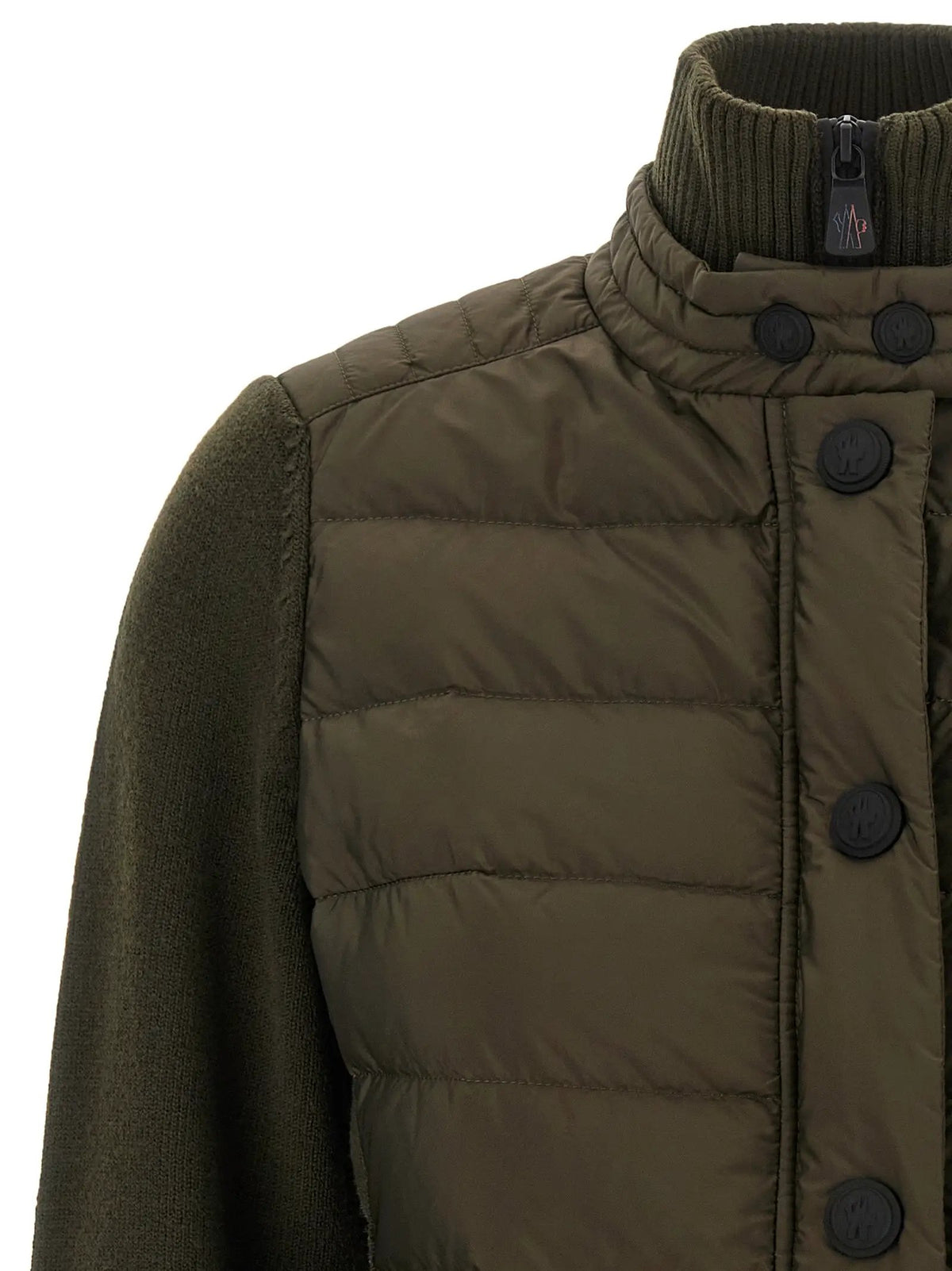 Moncler Grenoble Bicolor Polyamide Cardigan