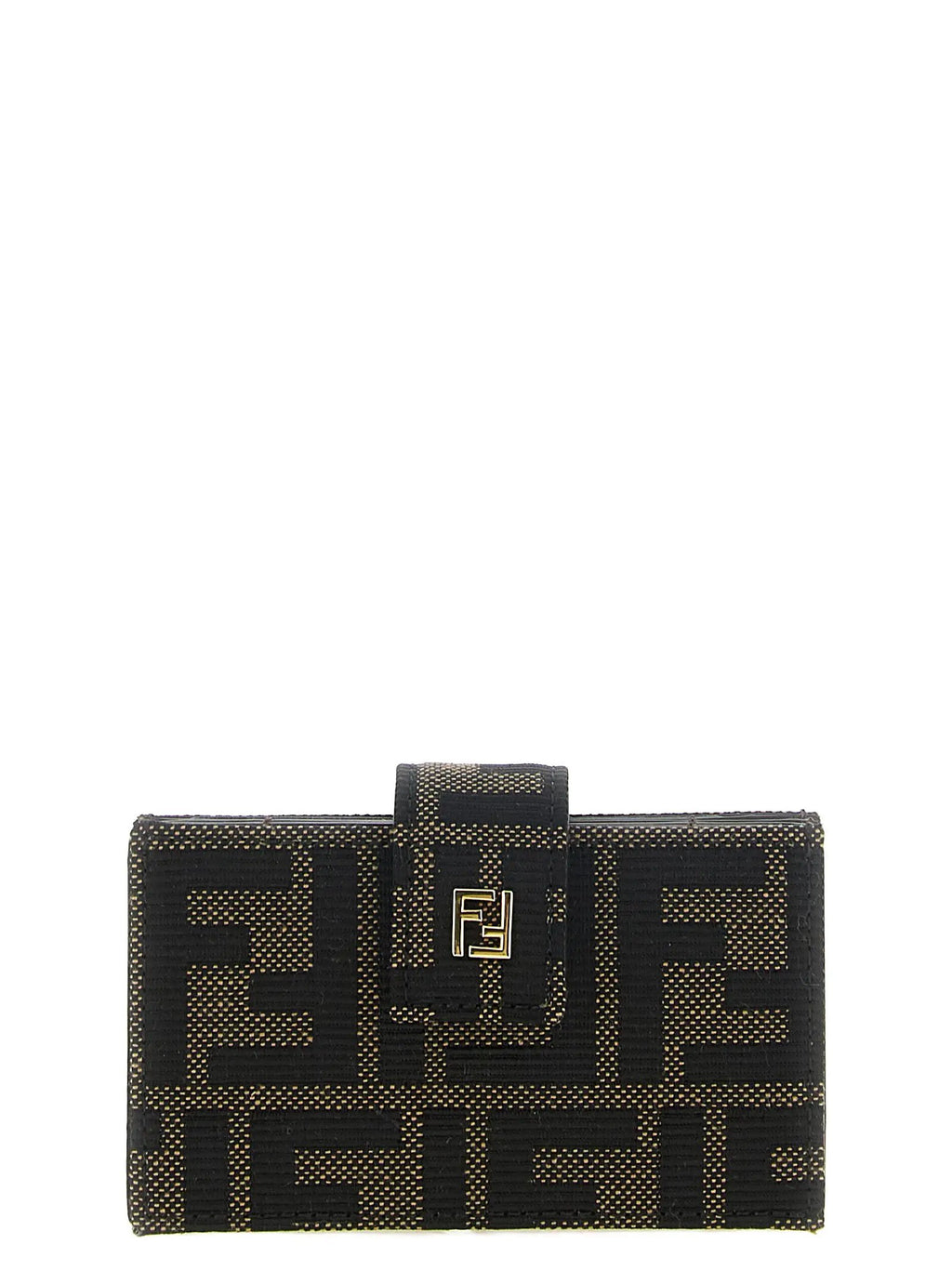 Fendi Brown Polyester Cardholder