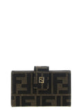 Fendi Brown Polyester Cardholder