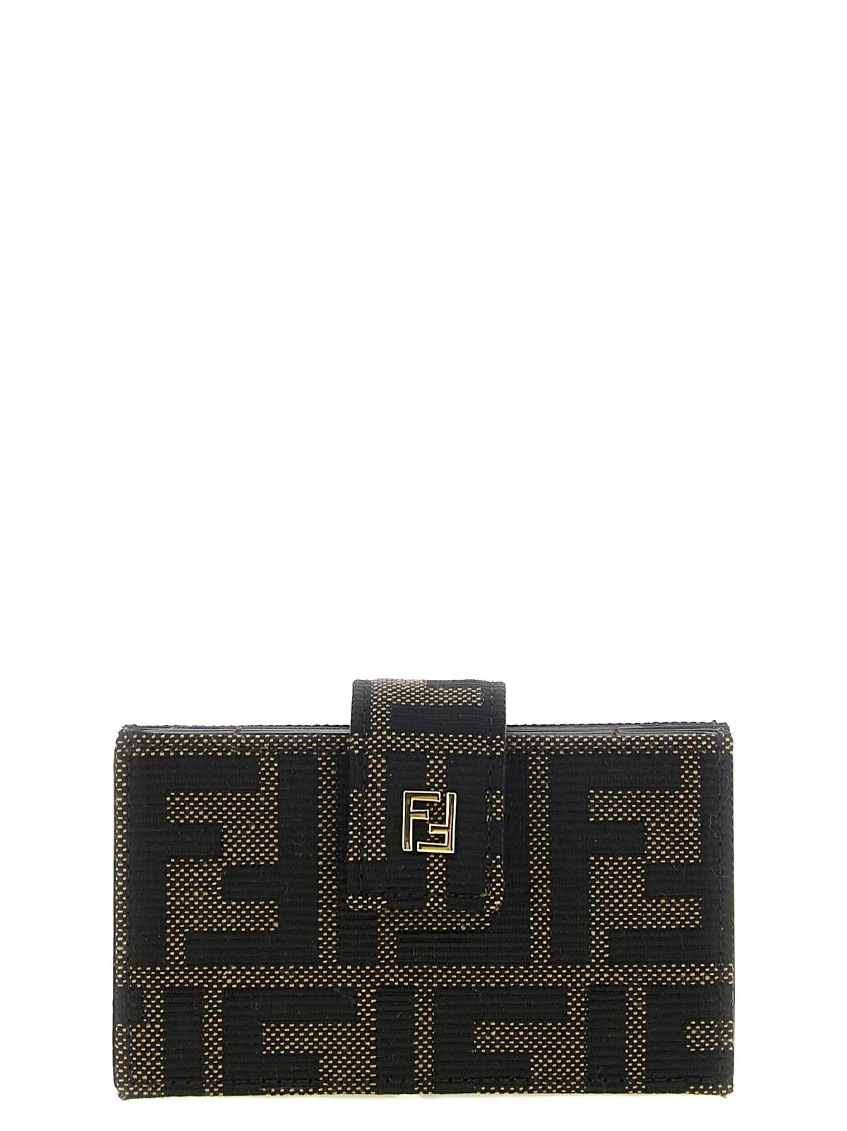 Fendi Brown Polyester Cardholder