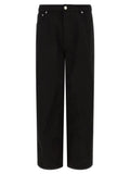 Ami Paris Black Cotton Relaxed Fit Jeans
