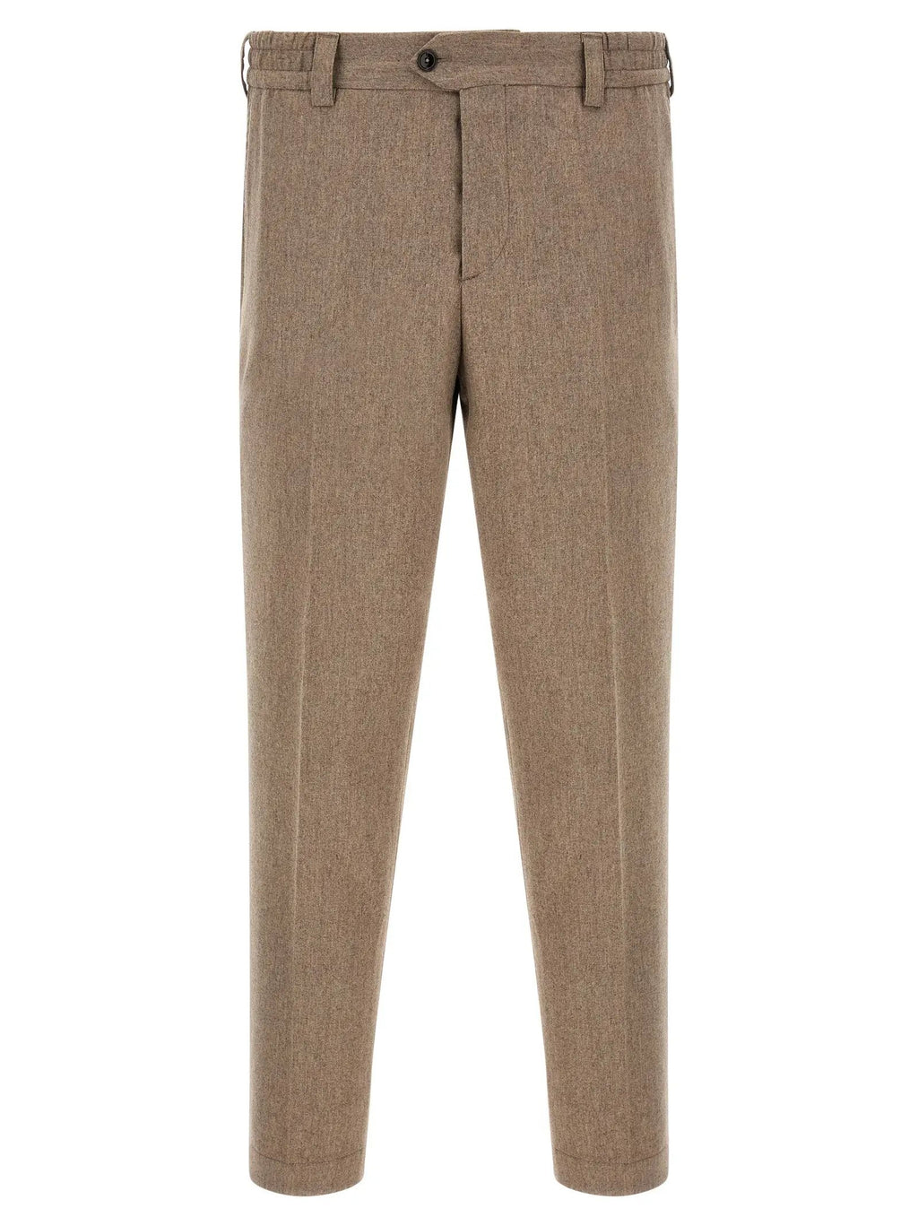 PT Torino Beige Virgin Wool Casual Pants