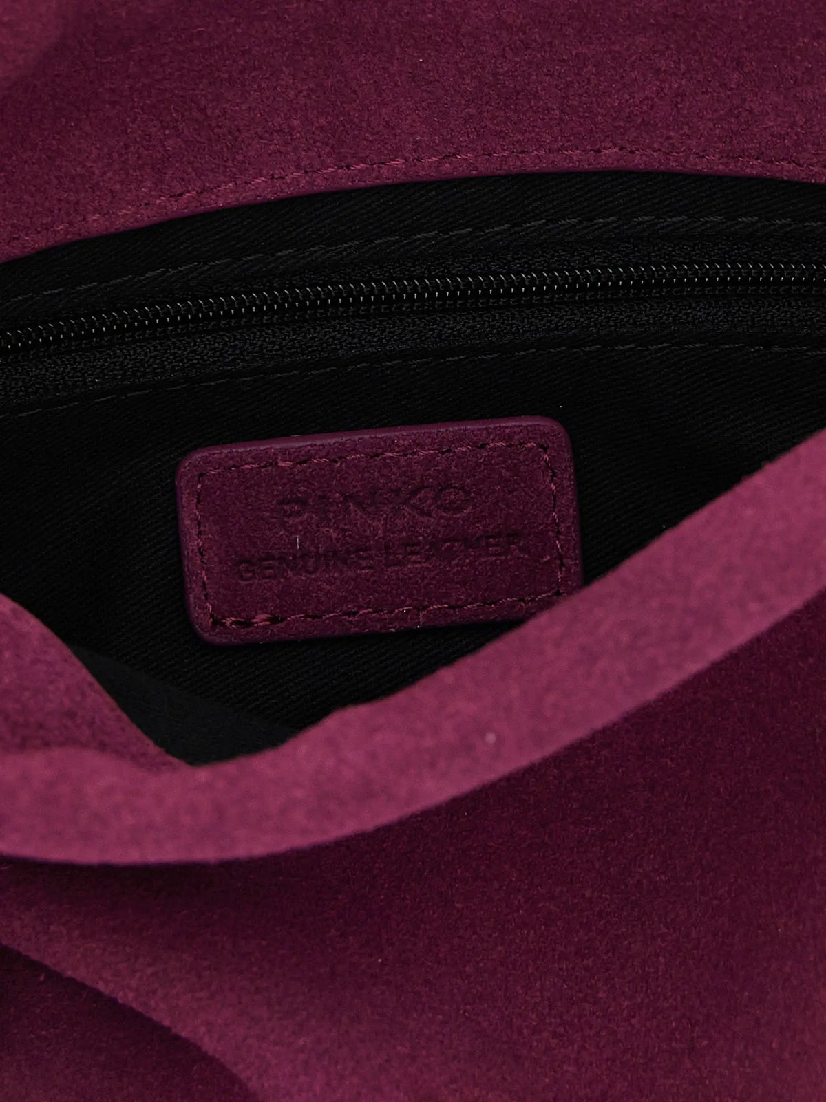 PINKO Purple Lambskin Clutch Bag